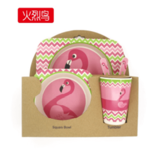 5pcs Baby Tableware Set - Cartoon Dishes for Kids, BPA Free Price in Pakistan | LAPTAB