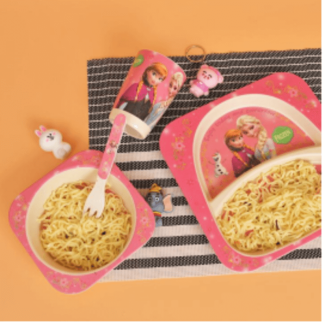 5pcs Baby Tableware Set - Cartoon Dishes for Kids, BPA Free Price in Pakistan | LAPTAB