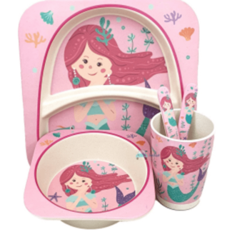 5pcs Baby Tableware Set - Cartoon Dishes for Kids, BPA Free Price in Pakistan | LAPTAB