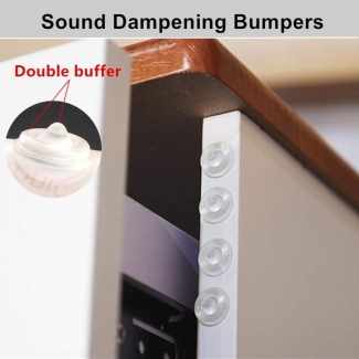 Sound and Vibration Absorber Bumper Pad for Cabinet Door -Pack of 2
