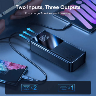 Joyroom JR-qp193 30000mAh Power Bank with LED Display, 22.5W Fast Charging Price in Pakistan | LAPTAB