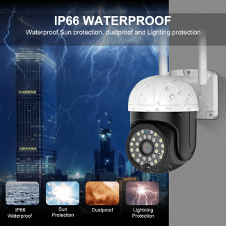 Outdoor Waterproof IP Camera with Presence Sensor and Two-Way Audio Price in Pakistan | LAPTAB