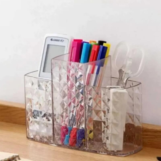 Acrylic Diamond Cut Makeup Organizer for Cosmetics and Brushes Price in Pakistan | LAPTAB
