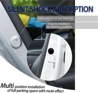 24 Pcs Self Adhesive Car Door Shock Absorbers for Noise Reduction and Protection Price in Pakistan | LAPTAB