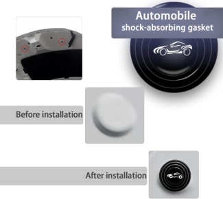 24 Pcs Self Adhesive Car Door Shock Absorbers for Noise Reduction and Protection Price in Pakistan | LAPTAB
