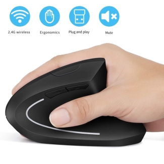 Ergonomic Wireless Vertical Mouse with Rechargeable Battery and 6 Buttons Price in Pakistan | LAPTAB
