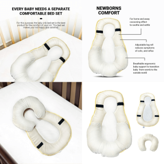 Baby Nest Cozy Dreams Crib Bed - Soft Support for Comfortable Sleep Price in Pakistan | LAPTAB