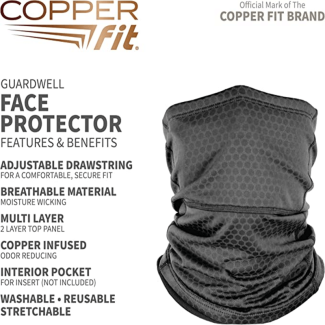 Copper Fit Unisex Adult Guard Well Face Cover with UPF 30 Protection Price in Pakistan | LAPTAB