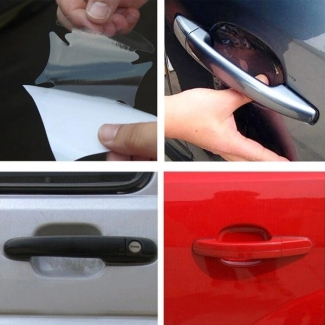 Transparent Car Door Handle Protector - 8 Pcs Set for Scratch Prevention Price in Pakistan | LAPTAB