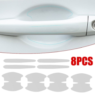 Transparent Car Door Handle Protector - 8 Pcs Set for Scratch Prevention Price in Pakistan | LAPTAB