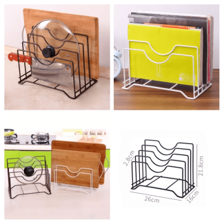 Durable Iron Kitchen Lid Holder for Pots, Dishes, and Cutting Boards Price in Pakistan | LAPTAB