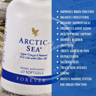 Forever Arctic Sea Omega 3 Soft Gel Capsules for Cognitive and Heart Health Price in Pakistan | LAPTAB