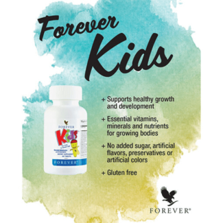 Forever Kids Multivitamins for Healthy Growth, 120 Chewable Tablets Price in Pakistan | LAPTAB