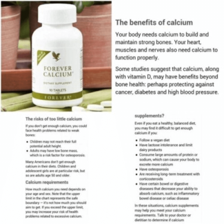 Forever Living Calcium Tablets with Magnesium, Zinc, Vitamins C & D Price in Pakistan | LAPTAB