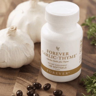 Forever Garlic Thyme Supplements - Odorless Vegan Softgels for Heart Health Price in Pakistan | LAPTAB