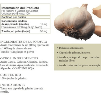 Forever Garlic Thyme Supplements - Odorless Vegan Softgels for Heart Health Price in Pakistan | LAPTAB