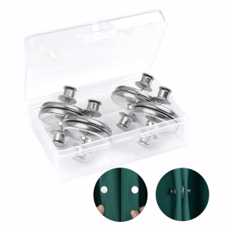 Magnetic Curtain Button Set - Pack of 5 Pairs for Secure Draping Price in Pakistan | LAPTAB