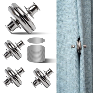 Magnetic Curtain Button Set - Pack of 5 Pairs for Secure Draping Price in Pakistan | LAPTAB