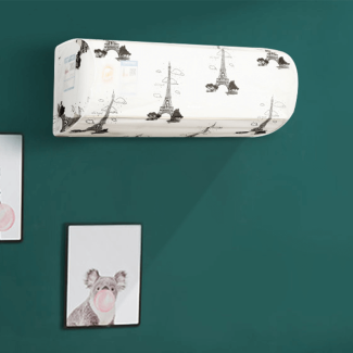 AC Dust Cover for Indoor Unit - Washable Polyester, Easy Installation