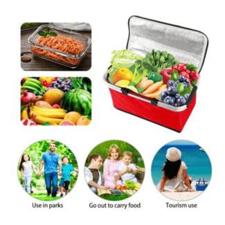 Portable Outdoor Picnic Storage Basket 30L - Insulated, Foldable, Durable Price in Pakistan | LAPTAB