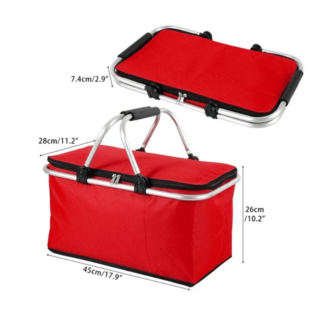 Portable Outdoor Picnic Storage Basket 30L - Insulated, Foldable, Durable Price in Pakistan | LAPTAB