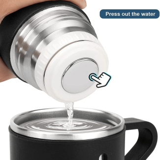3 in 1 Vacuum Insulated Thermos Flask Set with Cup Lid, 12-Hour Heat Retention Price in Pakistan | LAPTAB