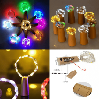 Bottle Cork Shaped Fairy String Lights for Indoor and Outdoor Decoration Price in Pakistan | LAPTAB