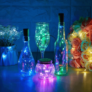 Bottle Cork Shaped Fairy String Lights for Indoor and Outdoor Decoration Price in Pakistan | LAPTAB