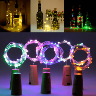 Bottle Cork Shaped Fairy String Lights for Indoor and Outdoor Decoration Price in Pakistan | LAPTAB
