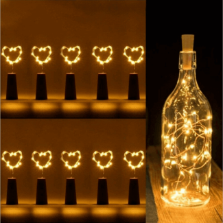 Bottle Cork Shaped Fairy String Lights for Indoor and Outdoor Decoration Price in Pakistan | LAPTAB