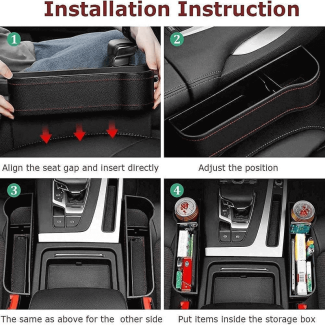 Set of 2 Car Seat Organizers with Cup Holder and Charging Port Price in Pakistan | LAPTAB