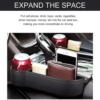Set of 2 Car Seat Organizers with Cup Holder and Charging Port Price in Pakistan | LAPTAB
