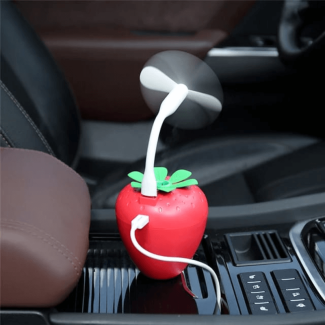 Mini Strawberry USB Humidifier with Night Light - 180ml, 7 LED Colors Price in Pakistan | LAPTAB