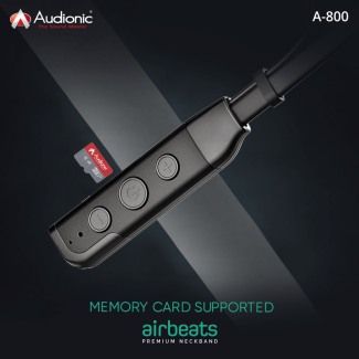 Audionic A 800 Neckband - Comfortable, Sweat-Proof with Extra Bass Price in Pakistan | LAPTAB