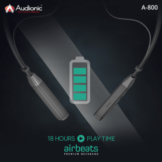 Audionic A 800 Neckband - Comfortable, Sweat-Proof with Extra Bass Price in Pakistan | LAPTAB