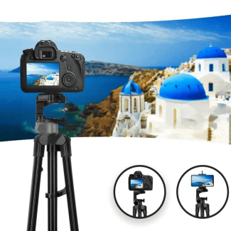 DK 260 Tripod Stand with Bluetooth Remote Shutter and Phone Holder Clip Price in Pakistan | LAPTAB