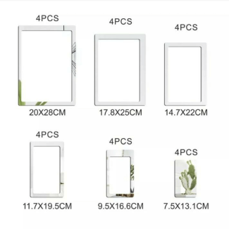 Pack of 24 Geometric 3D DIY Acrylic Mirror Wall Stickers, Eco-Friendly Price in Pakistan | LAPTAB