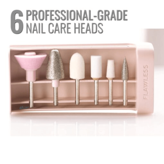Flawless Salon Nail Art Tool Manicure Pedicure Kit with 6 Precision Heads Price in Pakistan | LAPTAB