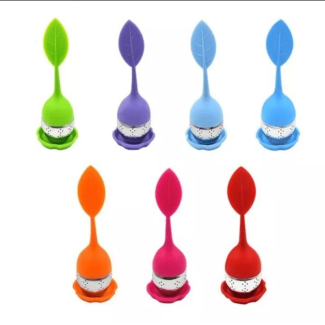 Stainless Steel Tea Infuser with Leaf Design and Silicone Handle Price in Pakistan | LAPTAB