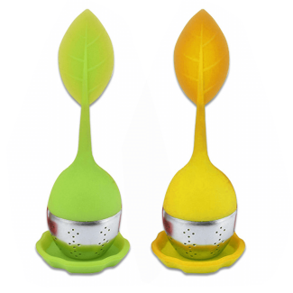 Stainless Steel Tea Infuser with Leaf Design and Silicone Handle Price in Pakistan | LAPTAB