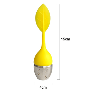 Stainless Steel Tea Infuser with Leaf Design and Silicone Handle Price in Pakistan | LAPTAB
