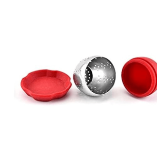 Stainless Steel Tea Infuser with Leaf Design and Silicone Handle Price in Pakistan | LAPTAB
