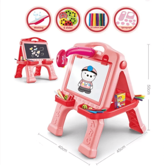 3 In 1 Drawing Projector Tablet Black Board Toy for Creative Learning Price in Pakistan | LAPTAB