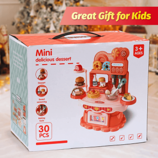 30pcs Mini Dessert Table Playset for Kids - Eco-Friendly Pretend Play Price in Pakistan | LAPTAB