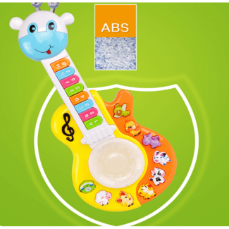 Electronic Guitar Piano Instrument Baby Toy with Animal Keys and Learning Features Price in Pakistan | LAPTAB