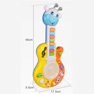 Electronic Guitar Piano Instrument Baby Toy with Animal Keys and Learning Features Price in Pakistan | LAPTAB