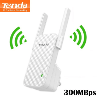 Tenda Wireless A9 N300 Universal Range Extender for Improved WiFi Coverage