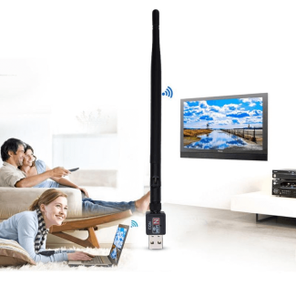 600Mbps USB 2.0 WiFi Wireless Antenna for PC and IPTV Devices Price in Pakistan | LAPTAB