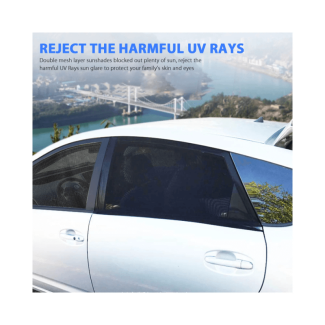 4Pcs Universal Car Window Sun Shade Covers - UV Protection & Easy Storage Price in Pakistan | LAPTAB