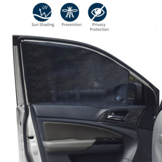 4Pcs Universal Car Window Sun Shade Covers - UV Protection & Easy Storage Price in Pakistan | LAPTAB